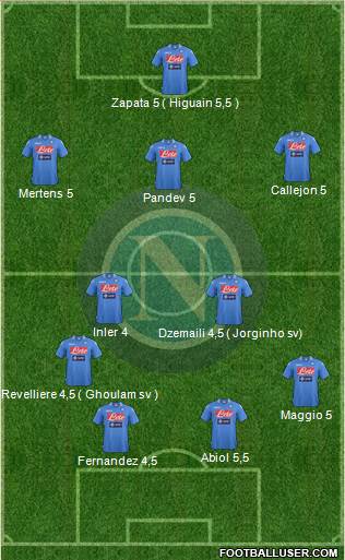 Napoli Formation 2014