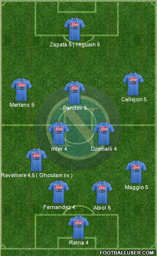 Napoli Formation 2014