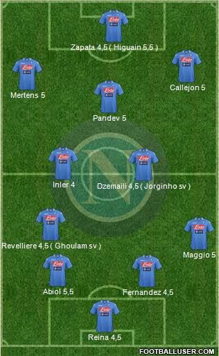 Napoli Formation 2014