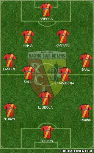 Racing Club de Lens Formation 2014