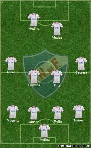 Club Nacional de Football Formation 2014