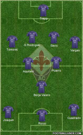 Fiorentina Formation 2014