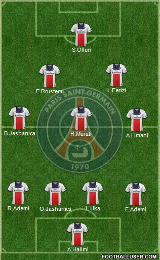 Paris Saint-Germain Formation 2014