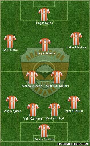 Adanaspor A.S. Formation 2014