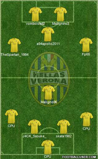 Hellas Verona Formation 2014