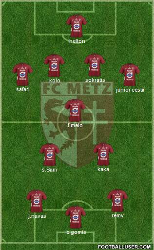 Football Club de Metz Formation 2014