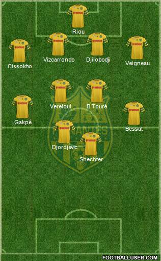 FC Nantes Formation 2014
