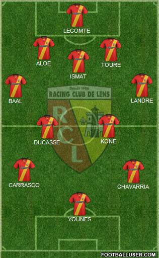 Racing Club de Lens Formation 2014