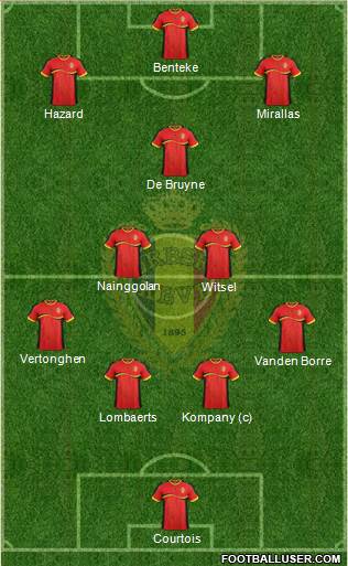 Belgium Formation 2014