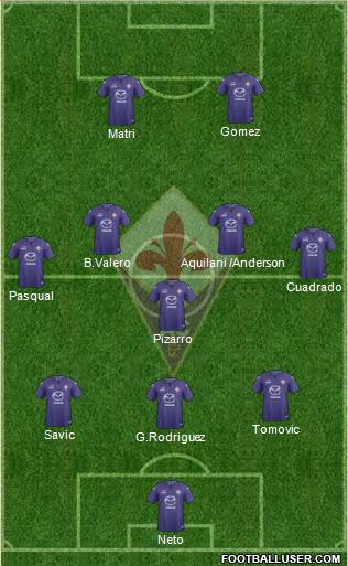 Fiorentina Formation 2014
