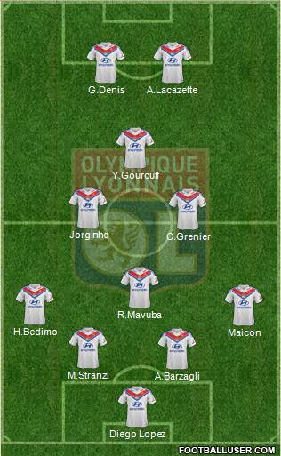 Olympique Lyonnais Formation 2014