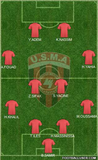 Union Sportive de la Médina d'Alger Formation 2014