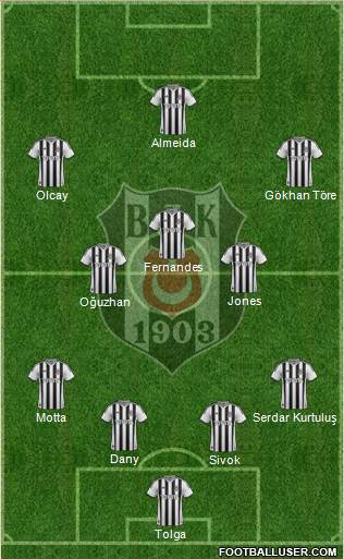Besiktas JK Formation 2014
