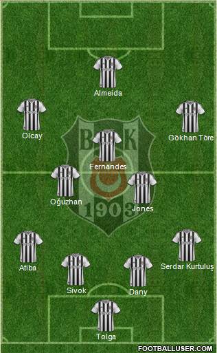 Besiktas JK Formation 2014