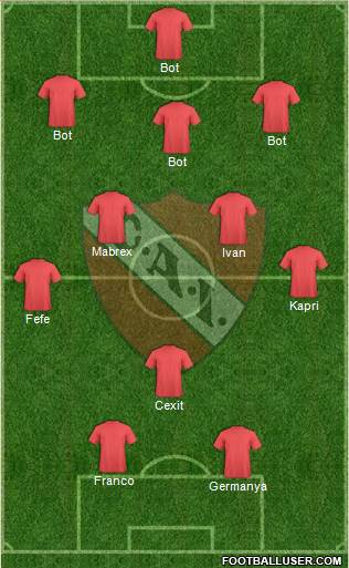 Independiente Formation 2014