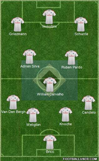 Hamburger SV Formation 2014