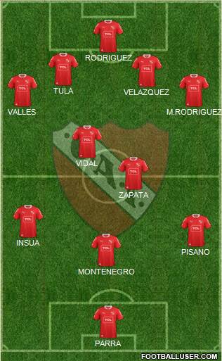 Independiente Formation 2014