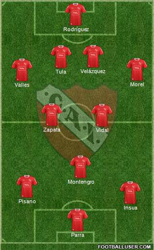 Independiente Formation 2014
