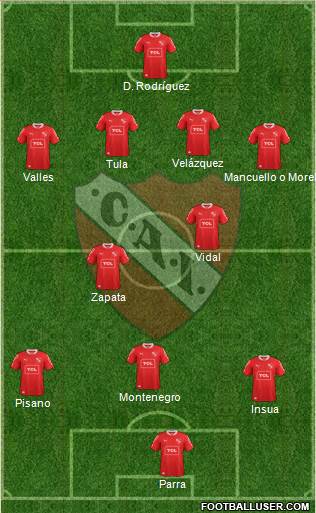 Independiente Formation 2014