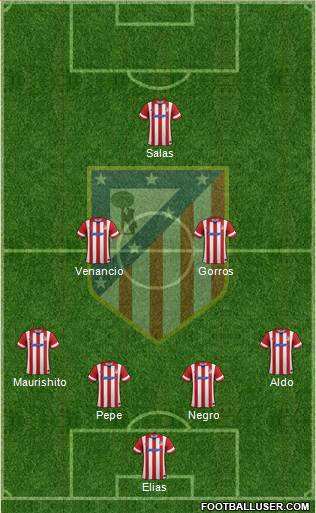 C. Atlético Madrid S.A.D. Formation 2014