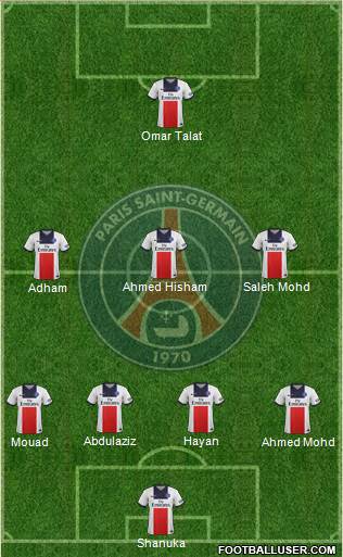 Paris Saint-Germain Formation 2014