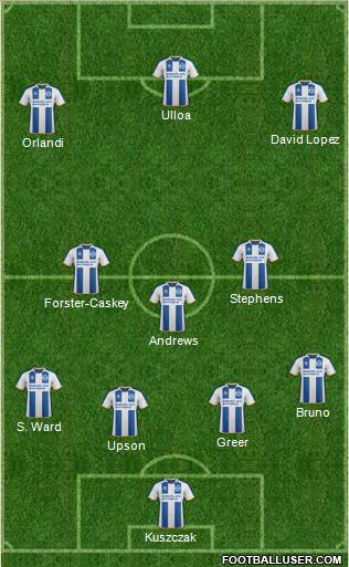 Brighton and Hove Albion Formation 2014