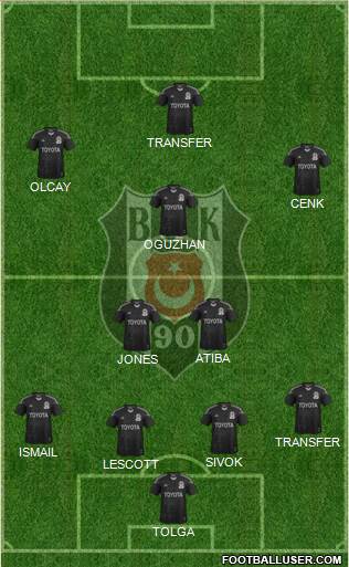Besiktas JK Formation 2014