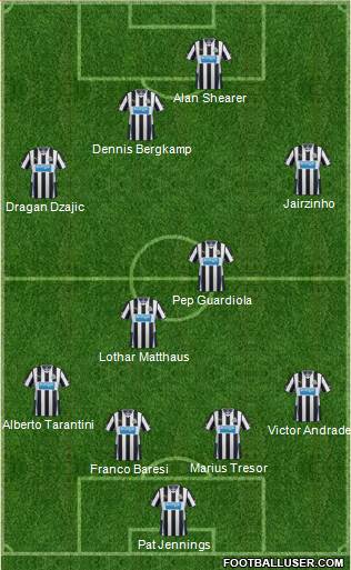 Newcastle United Formation 2014