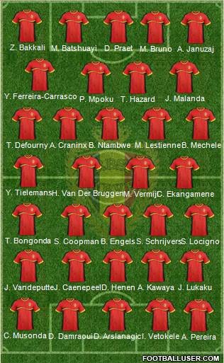 Belgium Formation 2014