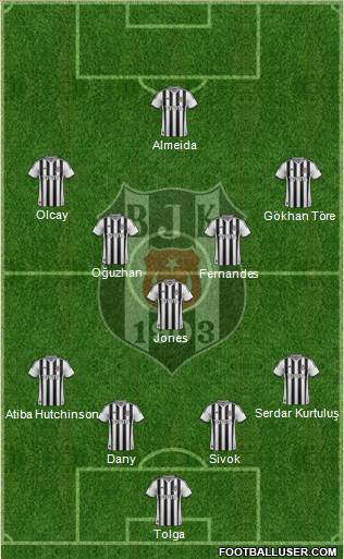 Besiktas JK Formation 2014