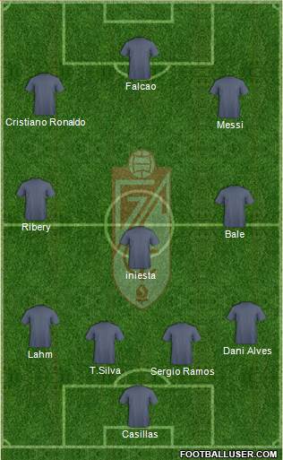 Granada C.F. Formation 2014