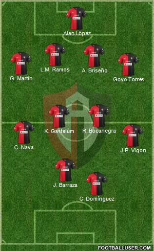 Club Deportivo Atlas Formation 2014