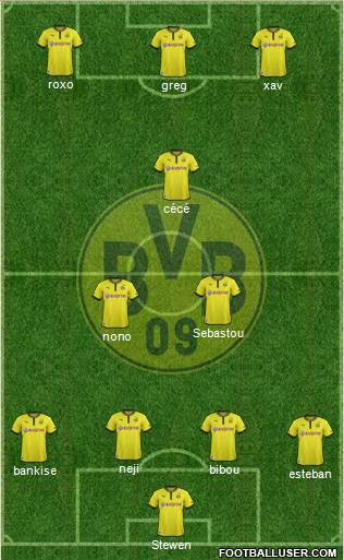 Borussia Dortmund Formation 2014