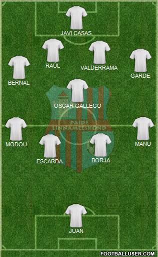 FC Paide Linnameeskond Formation 2014