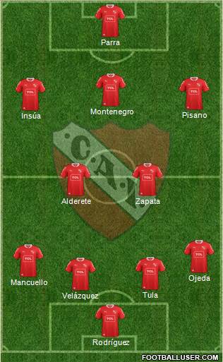 Independiente Formation 2014