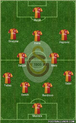 Galatasaray SK Formation 2014