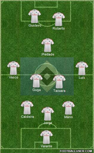 Hamburger SV Formation 2014