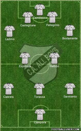 All Boys Formation 2014