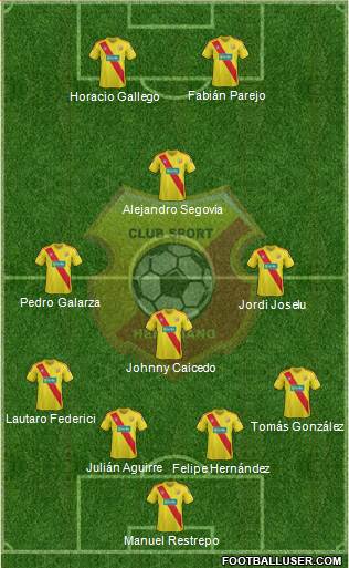 CS Herediano Formation 2014