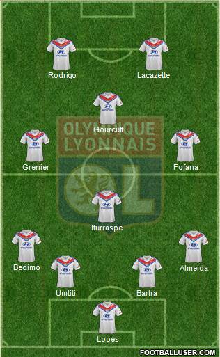 Olympique Lyonnais Formation 2014