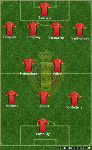 Belgium Formation 2014