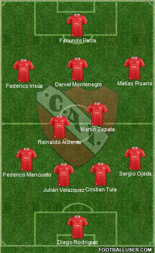 Independiente Formation 2014