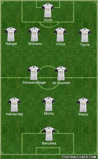 Swansea City Formation 2014