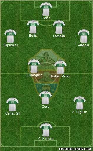 Elche C.F., S.A.D. Formation 2014