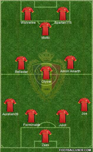 Belgium Formation 2014