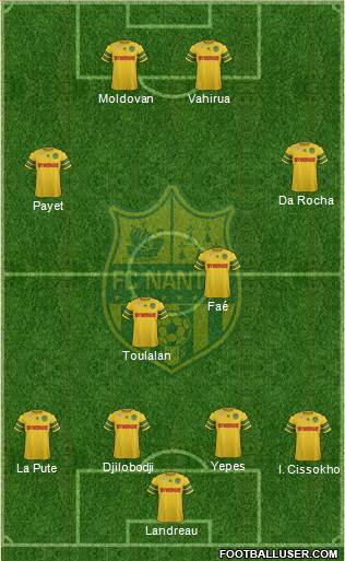 FC Nantes Formation 2014