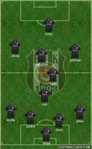 Besiktas JK Formation 2014