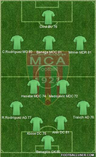 Mouloudia Club d'Alger Formation 2014