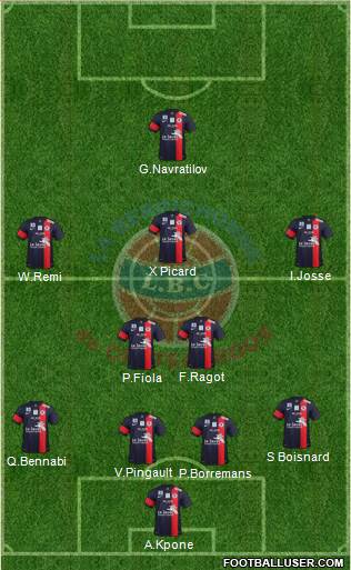 La Berrichonne de Châteauroux Formation 2014