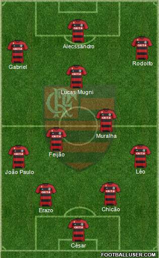 CR Flamengo Formation 2014